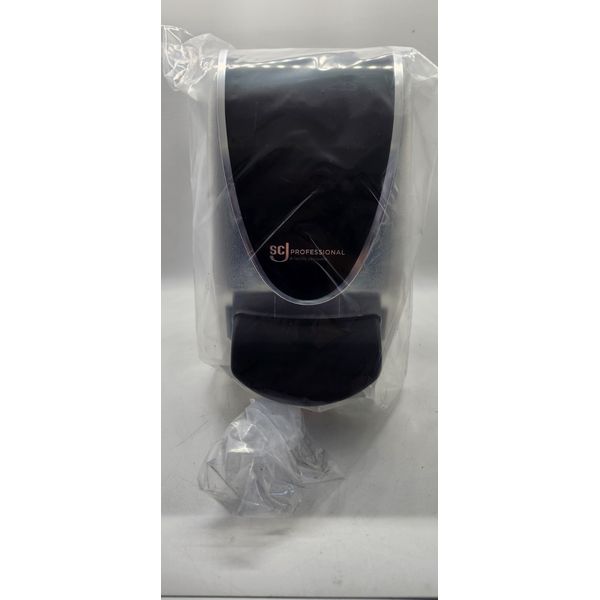 SCJ Professional Grade Soap Dispenser 1L Clear Black/Chrome New