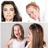 Double Bangs Hairstyle Hairpin, 2pcs Hairpin Headbands, Twist and Clip Headband/Korean Braided Headband/Hairpin Hair Band/DIY Hairband Non-slip/Double Layer Twist Plait Headband for Women Girls