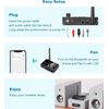 Bluetooth 5.3 Receiver, RCA Bluetooth Adapter, Low Latency & HD Music Audio
