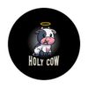 Cute holy cow funny expression PopSockets Swappable PopGrip