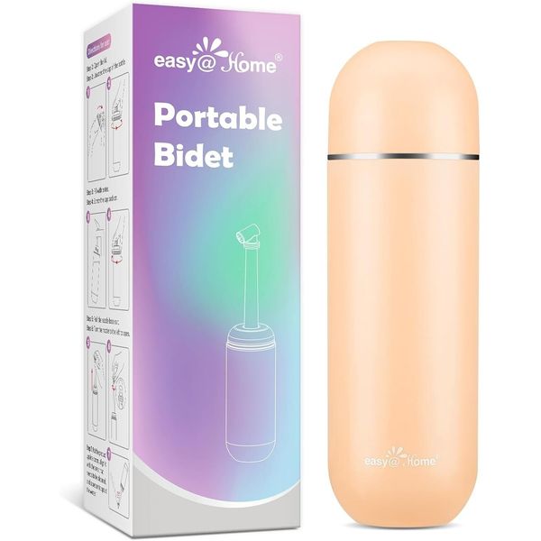 Portable Peri Bottle for Postpartum Care: Easy@Home Handheld Bidet EPB-01 Brown