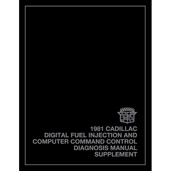 1981 Cadillac Digital Fuel Injection Shop Manual Supplement