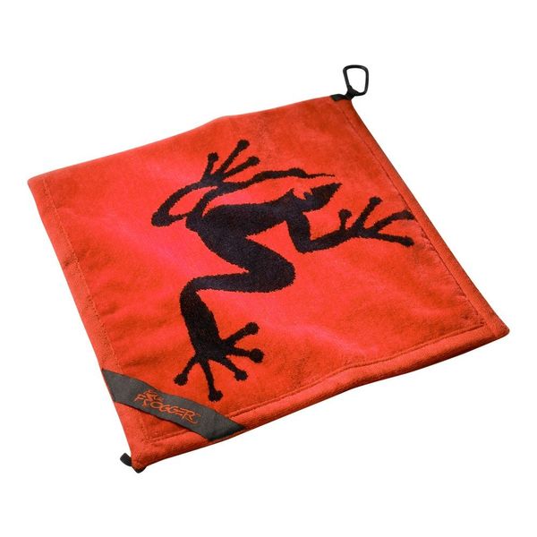 Frogger Golf Amphibian Wet/Dry Golf Towel, Red