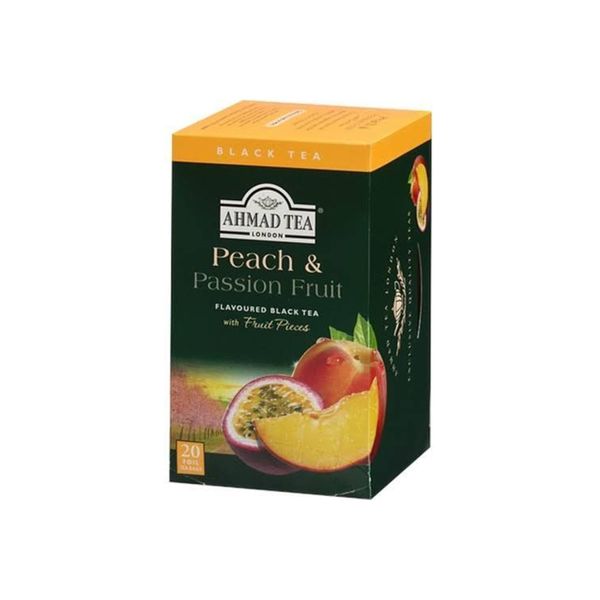 Peach Passion Fruit 20 Tea Bags Şeftalili Siyah Çay Sallama