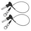 M METERXITY 2Pcs Ball Locking Pins 6mm Dia 15mm Usage Length Push-Button Quick Release Pin