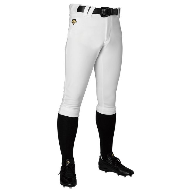 Descente DB1014P Baseball Uniform Short-fit Pants, white