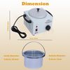 𝟐𝟎𝟐𝟑 𝙐𝗽𝒈𝒓𝒂𝒅𝒆𝒅 Single Pot Electric Wax Warmer Machine for Body Hair Removal Hot SPA Aluminum Heater with Wooden Wax Sticks