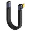 USB Type-Cショートケーブル Eタイプ 240W オス-メス USB4充電対応 AP-UJ1047-E