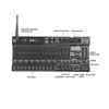 Wireless DMX Controller,384 Channel DMX512 Controller Stage Lighting Equipmen...