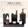 Bathroom Accessories Set, 4 Pcs Bathroom Accessory Set, Soap Dispenser, Toothbru