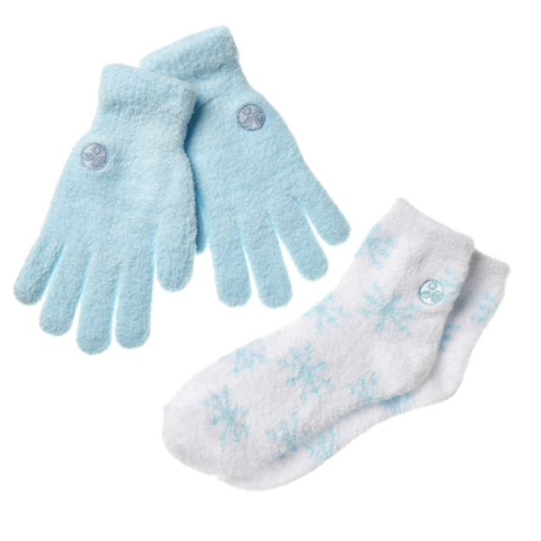 Earth Therapeutics 2-pk. Aloe Moisture Gloves & Socks Gift Set Blue New