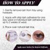 Ardell False Eyelashes Double Up Soft Touch Knot-Free Long Black 4 Pack
