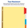 Avery 5-Tab Binder Dividers, Insertable Multicolor Big Tabs, 6 Sets (11109)