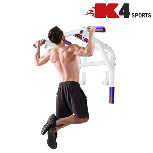 K4 Sports Body D K4-307 Chinning Dipping Attachable Iron Bar Household Indoor Deep Press Door Gym Pull-up Full Body Exercise Weight Fitness, Selected