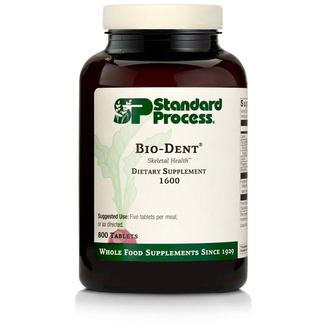 Standard Process Bio-Dent Whole Food Supplement, 800 Tablets