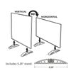 Azar Displays 9" x 12" Vertical/Horizontal Dual-Stand, 10-Pack