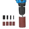 Drill Press Sanding Drum Kit, 20pcs Spindle Sanding Drum Sander Tool Kit Set Drive Spindle Sander with Case for Drill Press