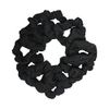 12 Pack Solid Hair Ties Scrunchies (Black)