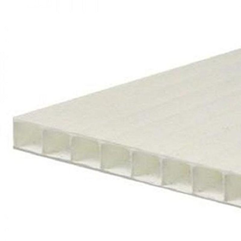 10mm White Correx Fluted Board 1220 x 600 4ft x 2ft Correx Sheet ...