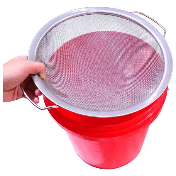 Fine Mesh Paint Strainer 60 Mesh Stainless Steel Paint Filter Emulsion Honey Fun