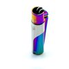 Kasher's Metallic Lighter with Multipurpose Tool - Refillable Metal Lighter & Case (ICY, Silver)