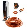 1aTTack.de - 10x 2m CAT6 patch cable S/FTP PIMF shielding CAT.6 RJ45 network cable Ethernet cable DSL LAN router switch modem patch panel - orange - 10 pieces