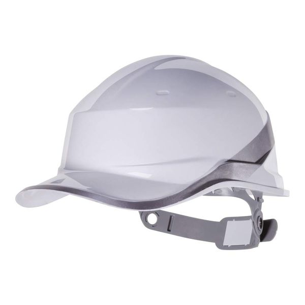 Delta Plus DIAM5 "Baseball Cap" shape safety helmet, white, one size