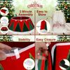 Christmas Tree Skirts- White, Red, Green & Gold Tree Collar