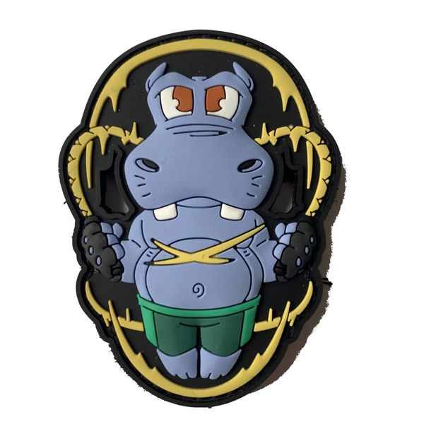 Cross Workout Fitness Hippo Squad Fit Rope Skipping Patch