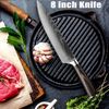 8 inch Kitchen Knife Damascus Pattern Stainless Steel Professional Chef Knife US