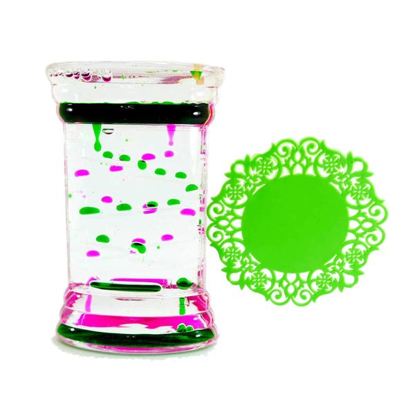 Oil Timer Pink/Green Oil Clock oil003