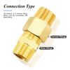 TAILONZ PNEUMATIC 3/4" BSP Male Pipe Hex Nipple, Brass Pipe Fitting（5Pcs）