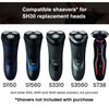 SH30 Replacement Heads for Philips Norelco Series 3000, 2000, 1000 Shavers and S738 Click and Style Fits The Following Models: S1150, S1015, S1100, S1560