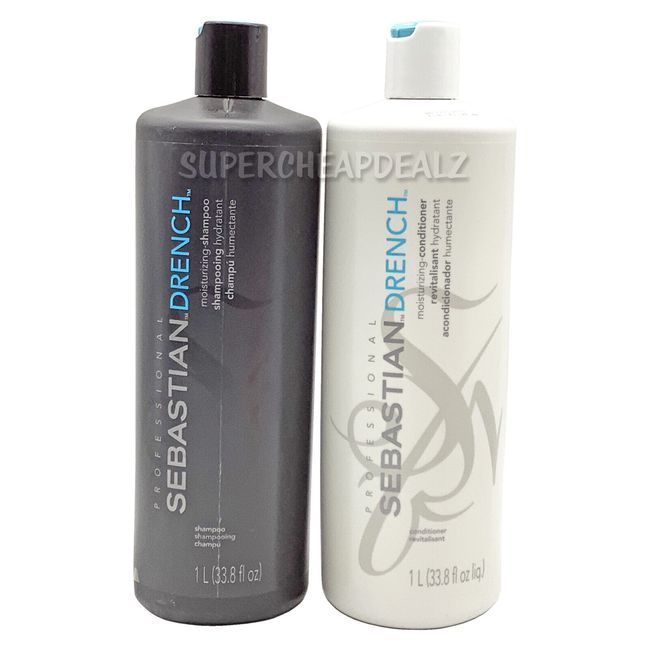 Sebastian Dark Oil Lightweight Shampoo & Conditioner 33.8 Oz Duo 