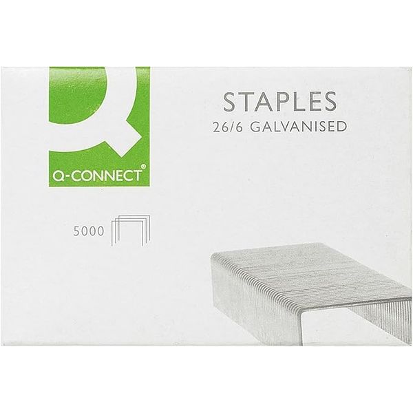 Staples 26/6mm (Pack of 5000) + FREE OS Smart Choice Highlighter (random colour)