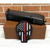 Punisher PVC Patch, Skull Tactical Morale Gun Thin Red Line Firefighter Patch