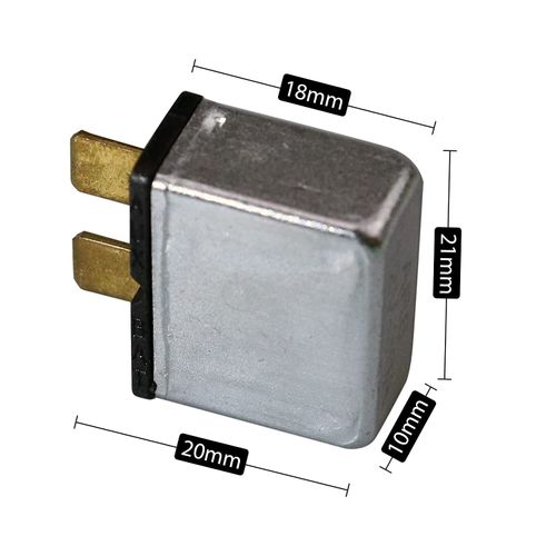 JIAKUPA 12V Snap Off 1 Section ATC Blade Automotive Thermal Reset Circuit Breaker 10A 5pcs