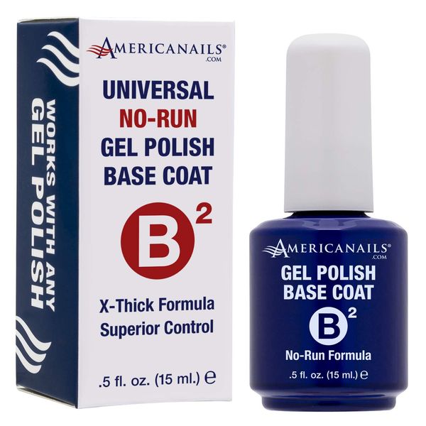 Americanails B2 No-Run Gel Polish X-Thick Formula Base Coat .5oz