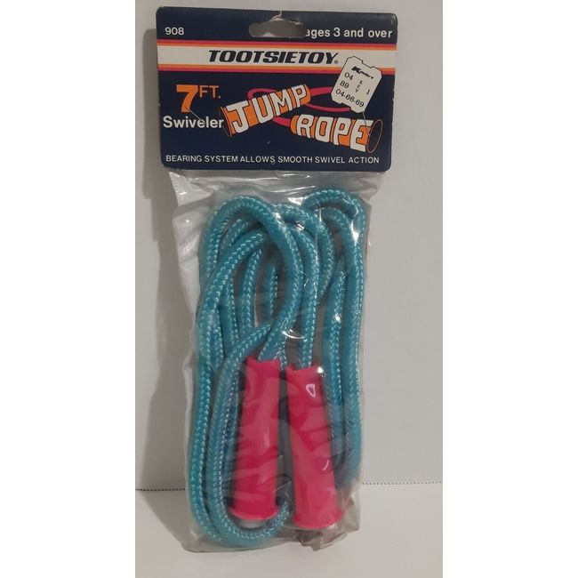 VTG 1989  “The Swiveler” Jump Rope 7 Feet Long - Tootsie - Kids Toy