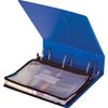 Advantus 50904 Expanding Zipper Pouch, 13 x 9 1/4, Clear/Black
