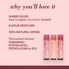 Burt's Bees Lip Balm, Tinted Moisturizing Lip Care for Women, 100% Natural, with Shea Butter, Red Dahlia (2 Pack)