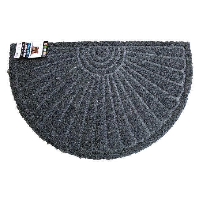 Apache Mills Heavy Duty Scraper Mat 24x39in Charcoal 1 Count (See Description)