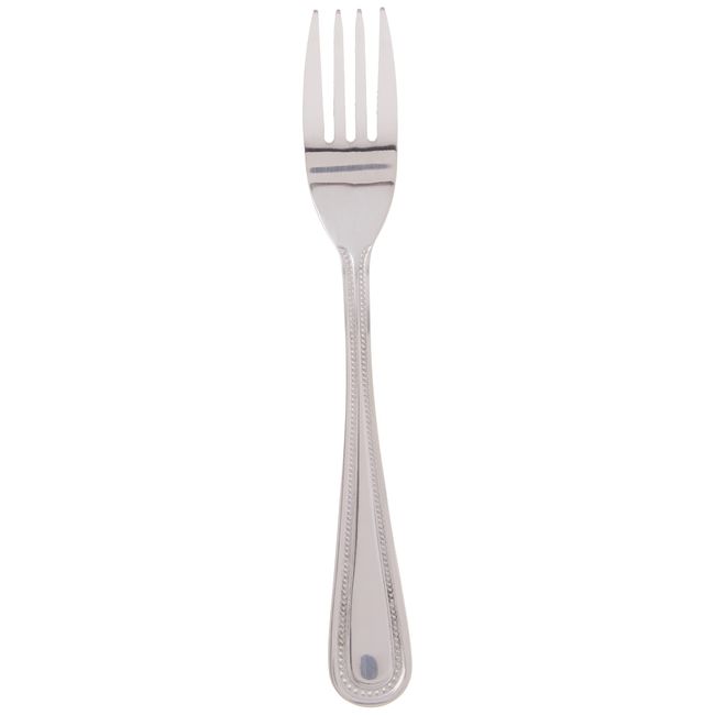 Winco 12-Piece Dots Salad Fork Set, 18-0 Stainless Steel, Silver