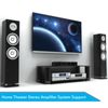Pyle Multi-Zone 4-Channel Audio Speaker Receiver System, Powered PSLSW4