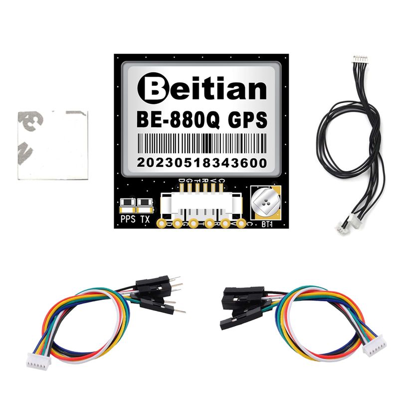 Geekstory BE-880Q GPS Module with Flash QMC5883L Compass GPS Antenna ...