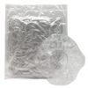 200 Einweg-Duschhauben aus transparentem Kunststoff mit Gummizug (2x 100er Pack)