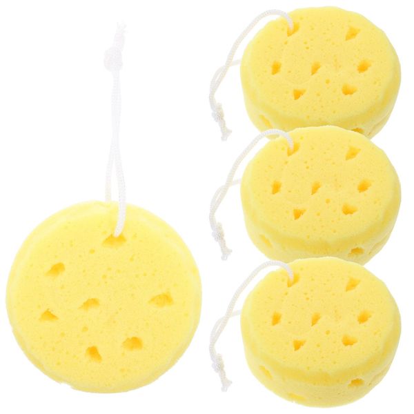 FOMIYES 4pcs Bath Sponge Foam Loofah Sponge Body Wash Sponges Loofah Body Scrubber Shower Sponge Shower Pouf Cleaning Loofahs Sponge Body Sponges for Shower Exfoliating Kids