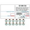 CAS LST-8020 Printing Scale Label, 58 x 60 mm, UPC/Ingredients 12 rolls of 500 labels