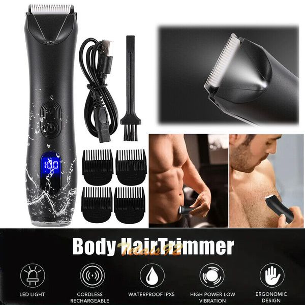 Manscaping Groin Body Hair Trimmer,Electric Ball Trimmer Pubic Trimmer Men Shave