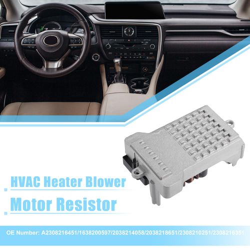 ACROPIX HVAC Heater Blower Motor Resistor Temp Control Regulator Module Fit for Mercedes-Benz C230 2002-2007 No.A2308216451/1638200597/2038214058 - Pack of 1